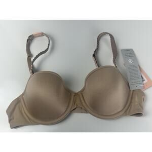 Thirdlove NWT 24/7 Classic T-Shirt Underwire Lightly Lined Bra 32B 1/2 Nude Tan